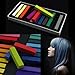 Price comparison product image NMIT 24 Quality Non Toxic Colour Soft Halloween Costume Fancy Dress Chalk Temporary Hair Pastels Colors Salon KIT DYE Easy WASH Out