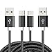 Produktbild Klome Type C Kabel 2M USB Type C Ladekabel Datenkabel für Samsung Galaxy S8/S8 PLUS,Huawei P10/P10 PLUS/P9/P9 PLUS, MacBook, OnePlus 3T, Nexus 5X, Nexus 6P, LG G6/G5,Nokia N11 und weitere– Schwarz 2 Pack