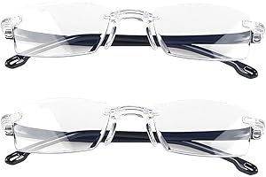 OIXYAZ Gafas inteligentes con zoom,Ajuste automático de enfoque,de cerca y de lejos,Anti-Luz Azul