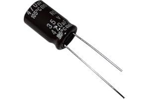 AERZETIX: 10 x condensadores electrolíticos radiales 470µF ± 20% 35V THT 105°C 2000h Ø10x16mm