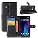 Produktbild Vicstar HTC U11 Plus Hülle, HTC U11 Plus Tasche Premium PU Leder Flip Case Ledertasche Dünn Schutzhülle mit Kartensteck Plätzen und Faltbare Ständer Handyhülle für HTC U11 Plus