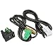 Produktbild mark8shop USB AUX Audio Kabel Schalter Stecker für VW Volkswagen Touran Tiguan RCD510 RCD300