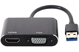 chenyang CY USB 3.0 & 2.0 zu HDMI & VGA HDTV Adapterkabel Externe Grafikkarte für Windows MacBook Laptop