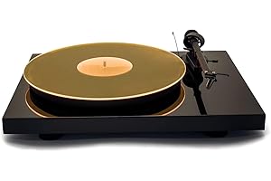 Hudson Hi-Fi Acrylic Turntable Mat - YellowLit - LP Slipmat