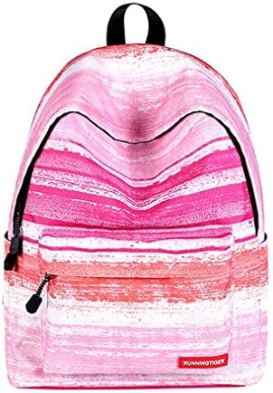 Venaster Backpack Starry Sky Unisex School Bag Canvas Rucksack Satchel Hiking Bag Galaxy Knapsack Travel Bag