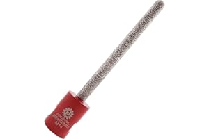 FOCSTOL Mèche à Mortier Diamantée - 8mm x 100mm Fraise Diamantée pour Ratissage Mortier Maçonnerie Pierre Brique Enlèvement M14 Filetage