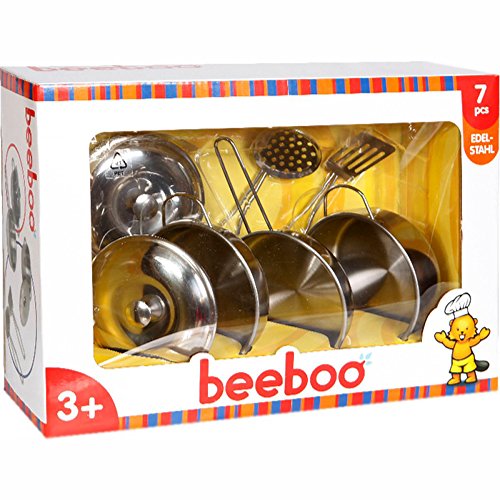 Preisvergleich Produktbild Topf-Set BEEBOO Edelstahl 7-teilig
