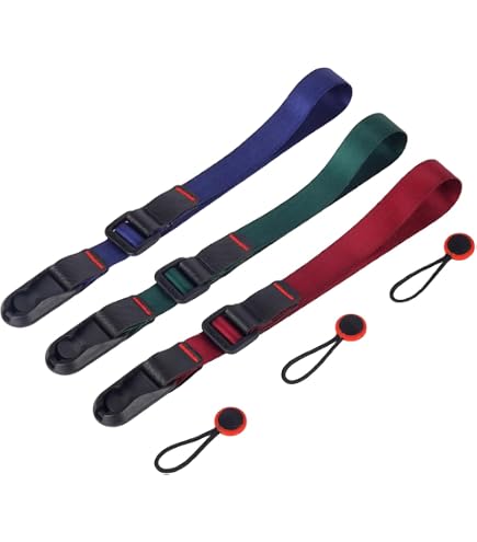 CHMETE 5er Pack Handgelenkschlaufen Aus Nylon - Verstellbar, 18,3 Cm, Für Kamera, GoPro, Schlüssel & Mehr