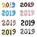 Produktbild Tyro Jede Party Neujahrsdekoration 2019 Zahlen-Folienballons Navidad Digital Globos Jubiläumsfiguren Luftballon Weihnachten 4 Stück