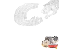 LUCKKY 100PCS Thickened Disposable Dust Cover,Verdickter Einweg-Staubschutz,Haushalts-Küchengeräte staubdichte Schutzhülle,staubdichte Abdeckung,Universelle,transparenter Kunststoff-Abdeckungen (60 * 80CM)