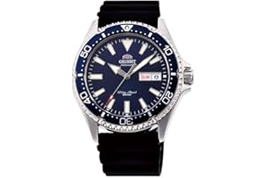 Orient Kamasu/Mako III - Orologio da polso da uomo automatico a carica manuale sportivo in acciaio o silicone - Divers' watch subacqueo con corona a vite e vetro zaffiro