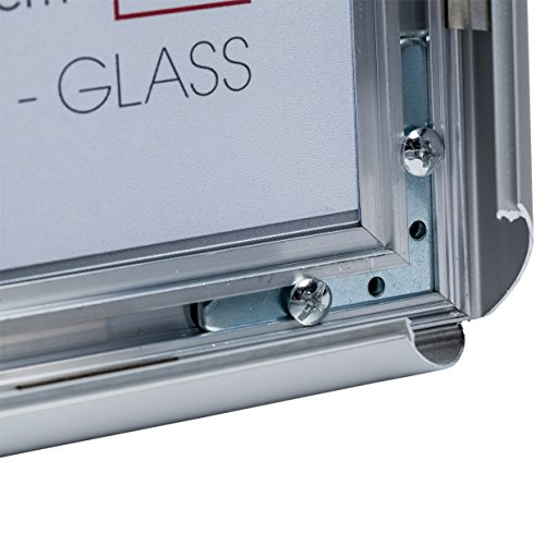 snapa1s Snap Metall A1 (59 x 84 cm) Poster Zertifikat Display Bilderrahmen A1 Klapphalter - 3