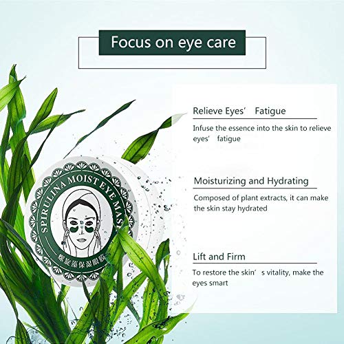 60 stücke Spiral Algen Augenpflege Masken Feuchtigkeitsspendende Feuchtigkeitsspendende Beruhigende Straffende Augenhaut Anti - aging Entfernen Augenringe Unter - Augen - Schwellungen Augenfalten und