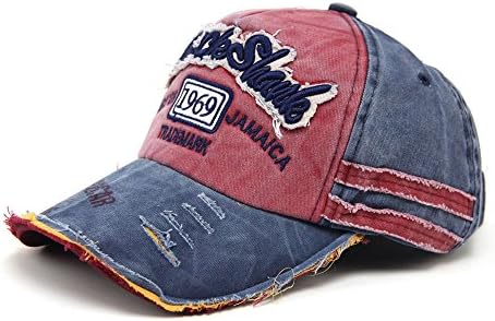 Fashion Unisex Women Men Snapback Hats Summer Letter Words Baseball Caps Hip Hop Hats Sun Hat Do Old (1969-Burgandy)