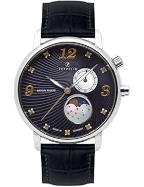 Zeppelin Damenuhr Serie Luna Mondphase Datum 7637-3