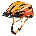 Price comparison product image Cratoni Pacer (Child), Bike Helmet Orange/White Matte, Children (Unisex), orange-white matt - Visier schwarz