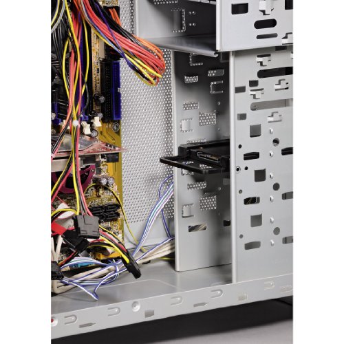 Hama SSD Einbaurahmen für 2,5 Zoll SSD Festplatten auf 3,5 Zoll (Adapter zum Einbau einer 2,5 Zoll SSD Festplatte in 3,5 Zoll Festplattenschacht) schwarz - 4