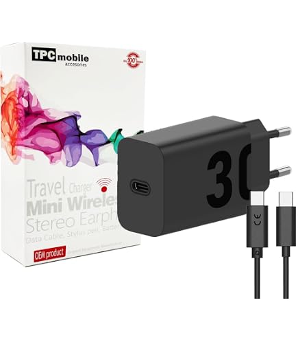 Caricatore rapido da 68 W, cavo dati USB C, adattatore per Motorola Caricatore rapido da 68 W, cavo dati USB C, adattatore per Motorola