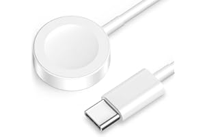 AMASUKI 𝟐𝟎𝟐𝟓 𝐔𝐩𝐠𝐫𝐚𝐝𝐞𝐝 𝐔𝐒𝐁 𝐂 for Apple Watch Charger Magnetic Fast Charging Cable Portable Wireless Charging Compatible with iWatch Series 11/10/9/8/7/6/5/4/3/2 Ultra 3/SE White