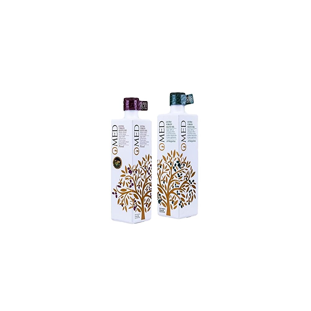 O Med Doppelpack Selection Picual Und Arbequina Olivenl 2 X 500ml