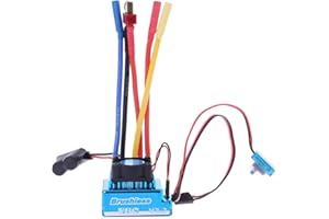 siwetg Impermeabile 45A 60A 80A 120A Brushless ESC Regolatore di Velocità Elettrico Antipolvere per 1/8 1/10 1/12 RC Auto Crawler RC Barca Parte