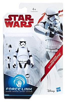 Book's Cover ofHasbro Star Wars Les Derniers Jedi Force Link Stortrooper Figurine 95 cm