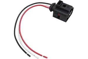 Ollanoos 1J0973703 3 Pin Connector Multifunction Prewired Connector for Fuel Pump Camshaft Sensor Replacement for Audi, Skoda, VW - 15CM Cable Length