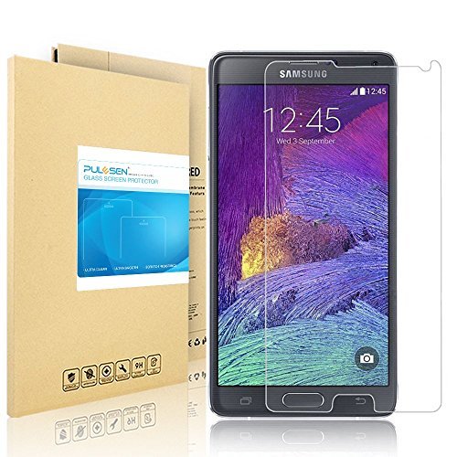 Galaxy Note 4 de Pantalla  PULESEN   2-Pack   Ultra Resistente  2 5D 9H dureza  Samsung Galaxy Note 4 Vidrio Templado Protector de Pantalla Protector de pantalla para Galaxy Note 4