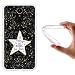 Produktbild LG K10 2017 Hülle, WoowCase Handyhülle Silikon für [ LG K10 2017 ] Star Satz - I Love You To The Moon And Back Handytasche Handy Cover Case Schutzhülle Flexible TPU - Transparent