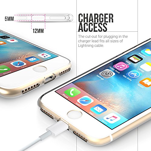 iPhone 7 Case, iPhone 8 CaseÂ by Yousave Accessories [0.5mm] Ultra Thin & Lightweight Soft Flexible [TPU Crystal Clear] Protective Cover - Exact Fit for iPhone 7 (2016 Model) and iPhone 8 (2017)