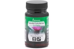 PLAMECA Capsudiet Cardo Mariano, Bienestar hepático y digestivo, Máxima Concentración, 40 Cápsulas Vegetales