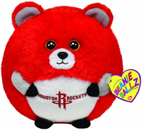 Ty NBA Beanie Ballz Plush Doll - Houston Rockets Bear