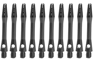 ARVALOLET 10x tiges de fléchettes en Alliage d'aluminium fléchettes pôle Tige Arbres herses Accessoires de fléchettes