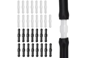UENXRXE 30 Stück Schlauchverbinder 4Mm, Auto Schlauchverbinder Universal,Verbinder Scheibenwaschanlage Schlauch,Spritzwasserschlauch Adapter,Isolierschlauch,Unterdruckschlauch,Fur Auto(Schwarz/Weiß)