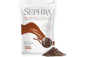 Sephra Belgian Couverture Fountain Ready Chocolate Callets - Milk 450g
