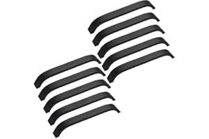 MARGUERASW 10PCS poignée meuble noir -poignée de meuble cuisine noir 160mm poignées de placard Cuisine Meuble Placard