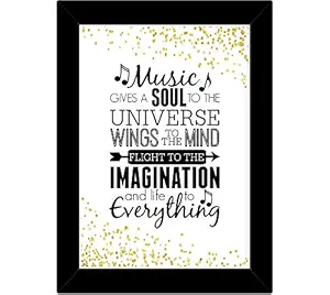 TiedRibbons Inspirational poster for boys room with frame | inspiring quotes book | poster inspiring | wall posters for decoration (13.6 inch X 10.2 inch,Framed Poster)