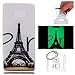 Produktbild Hülle Leuchtende Galaxy Note8 (6,3 Zoll) Silikon Etui Handy Hülle Weiche Transparente Luminous TPU Back Case Tasche Schale Leuchten In Der Nacht Für Galaxy Note8 (6,3 Zoll) + Schlüsselanhänger (P) (20)