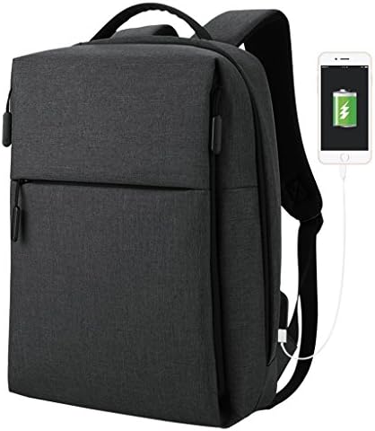 HM3287 Vintage Canvas Backpack Laptop Bag Backpack Travel Bag Fitness Bag Sports Bag Hiking Bag Camping Bag, Backpack With USB Charging Port Backpack Suit 15.6 Inch Outdoor Backpack