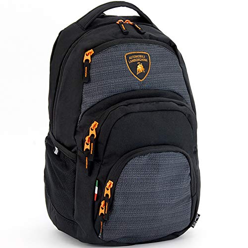 Exclusiv * Lamborghini Sac à Dos Sac à Dos Scolaire Sac à Dos Sport Acier Neuf 46 x 32 x 22 cm