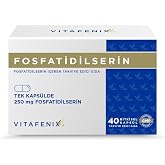 Vitafenix Fosfatidilserin Takviyesi 250 Mg Fosfatidilserin I&ccedil;eren Takviye Edici Gıda 40 Kaps&uuml;l