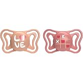Chicco PhysioForma Light Pacifier 16 Months, Pacifiers for Newborns with Soft Silicone Nipple, Helps Physiological Breathing