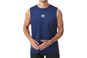 LORSPORTCH Camiseta sin Mangas para Hombre, Camiseta sin Mangas Deportiva, Culturismo, Entrenamiento, Gimnasio, Elementos Esenciales, Fitness, Correr, Camiseta