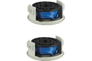 Daaxing Bobina di filo e copertura per decespugliatore Ryobi RAC124 18 Volt + Razor OLT/RLT 1830 1831, ricambio per bobine di filo (2 pezzi)