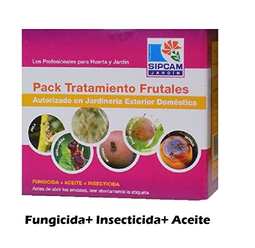 Pack tratamiento frutales (fungicida+aceite+insecticida)