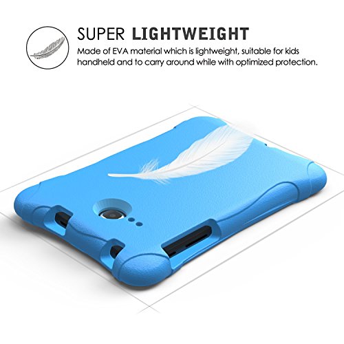 Samsung Galaxy Tab A 7 Hülle Case – MoKo Superleicht EVA Stoßfest Kinderfreundlich Kinder Schutzhülle Tasche Schale Folio Bumper Cover für Samsung Galaxy Tab A 7.0 Zoll SM-T280/SM-T285 2016 Tablet-PC, Blau - 9