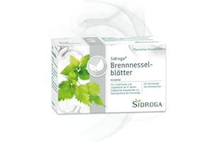 ‎SIDROGA Sidroga Brennnesselblätter – Pflanzlicher Arzneitee zur Durchspülung der Harnwege & zur Linderung von Gelenkschmerzen - 20 Teebeutel à 1,5 g