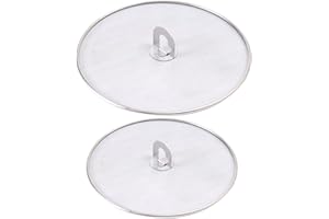 FISHSHOP Paraspruzzi per Padelle in Acciaio Inox 2 PCS Padelle Paraspruzzi per Padelle per Padelle, Protezione Contro Gli Schizzi di Olio, Protezione Contro Gli Spruzzi