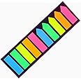 Sticky Notes Tabs, 200 Pcs Sticky Notes Flags, 2 Shapes Sticky Notes Page Markers, Mini File Tabs, for Page Marking and Recording Inspiration