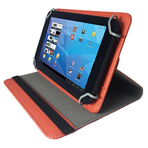 Lenovo TB3-850M – Drehbare Tablet Schutzhülle mit Standfunktion + Touch Pen – Orange 8 Zoll 370 - 5